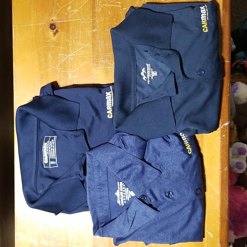 (3) Carmax Uniform Polos size XL
